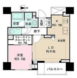 グレーシアタワー三鷹 18階 間取り図