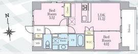 カームライズ 403 間取り図