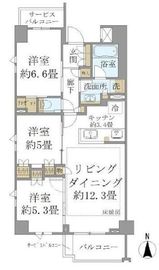 ブリリア久が原 7階 間取り図