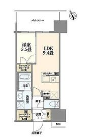 プライム川崎 2階 間取り図