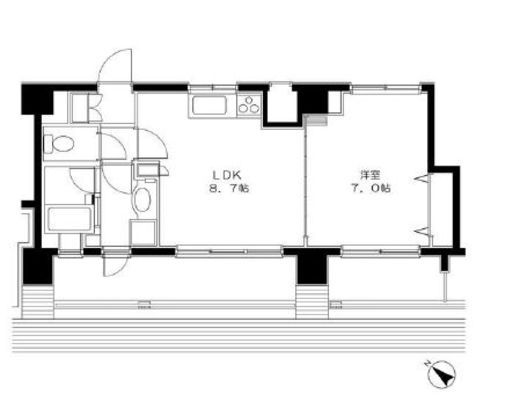 アールケープラザ横浜Ⅴ 11階 間取り図