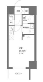 イマーレ富久町 1101 間取り図