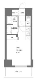 イマーレ富久町 202 間取り図