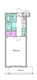 パークフラッツ西早稲田 505 間取り図