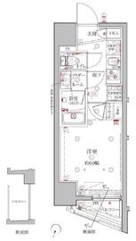 クレイシアIDZ千代田岩本町 1階 間取り図