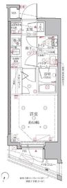 クレイシアIDZ千代田岩本町 2階 間取り図