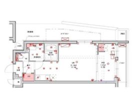 ハーモニーレジデンス品川大井町 301 間取り図
