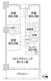 パークホームズ亀有ガーデンズコート 2階 間取り図