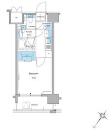 ルフォンプログレ西大井プレミア 310 間取り図