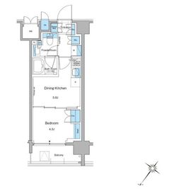 ルフォンプログレ西大井プレミア 312 間取り図