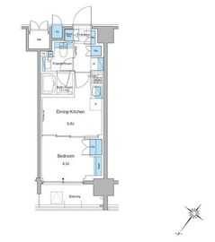 ルフォンプログレ西大井プレミア 812 間取り図