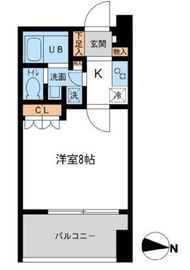 サンフル押上1 603 間取り図