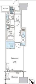 レガシス中目黒 202 間取り図