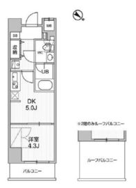 コンフォリア・リヴ志村三丁目 206 間取り図