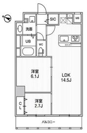 コンフォリア・リヴ志村三丁目 309 間取り図