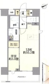 リビオ板橋駅前 10階 間取り図