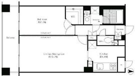 CITY PLACE AYASE 607 間取り図