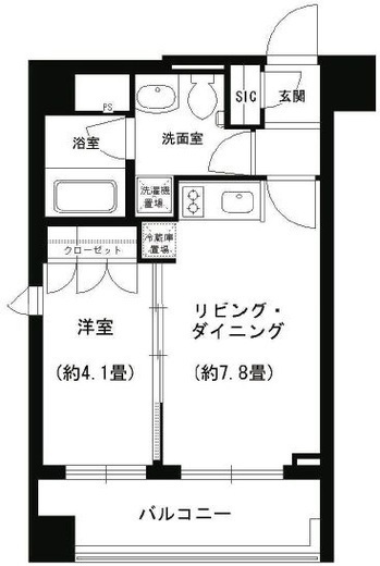 PORTO PARTIRE YOKOHAMA 4階 間取り図