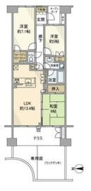 グランヒルズ東陽町 1階 間取り図