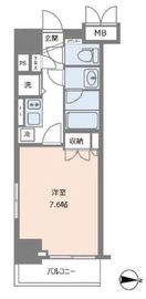 プレスタイル住吉 7階 間取り図