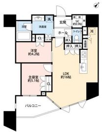 パークホームズ文京本駒込 4階 間取り図