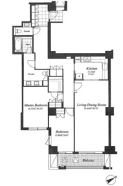 麻布第一マンションズ 602 間取り図