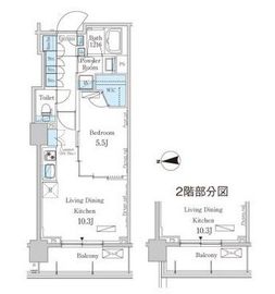 パークアクシス池田山 231 間取り図