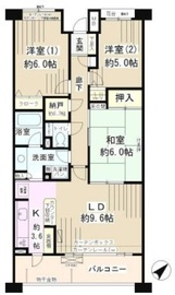 ミレニアムコート青葉台 304 間取り図