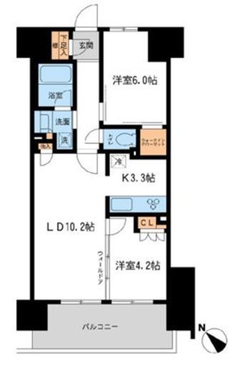 BLESS宮崎台 (ブレス宮崎台) 1208 間取り図