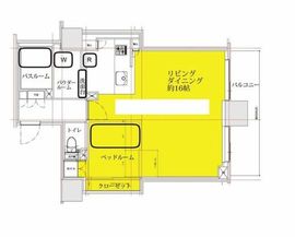 ベイサイドタワー晴海 14階 間取り図