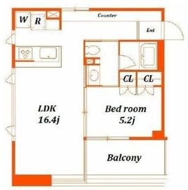 住吉コートクEAST 1102 間取り図