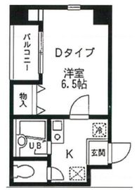 プレミール浅草 604 間取り図