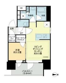 ブランズ浅草寿 6階 間取り図