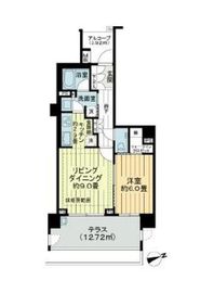 ザ・コートガーデン目黒東山 1階 間取り図