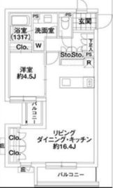 エルスタンザ代々木 503 間取り図