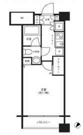 パレステュディオ神楽坂シティタワー 11階 間取り図