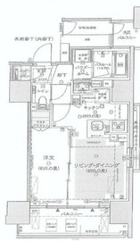 シティハウス四谷三丁目 4階 間取り図