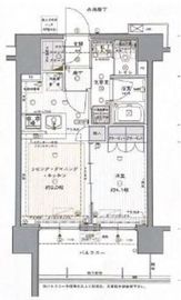サンクレイドル上野2 4階 間取り図