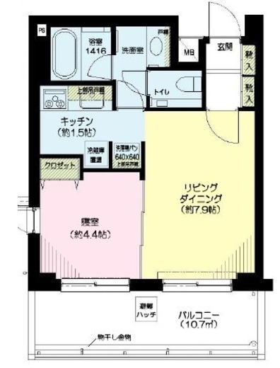 アークテラス東山 3階 間取り図