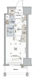 メイクスデザイン川崎Ⅱ 11階 間取り図