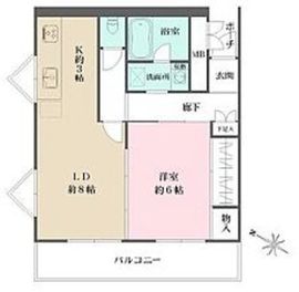 コートアヴェニュー文京本駒込 2階 間取り図