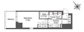 コンフォリア東大井Ⅱ 306 間取り図