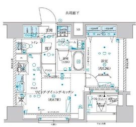 メインステージ横濱真金町 5階 間取り図