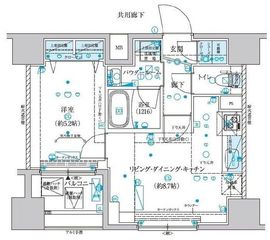 メインステージ横濱真金町 5階 間取り図