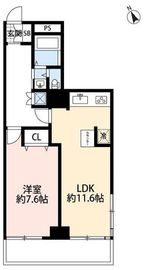 ストークベル浜松町 6階 間取り図