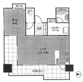 デュオシティ西日暮里ステーシア 3階 間取り図