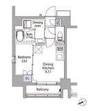 イプセ代々木 2階 間取り図