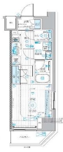 ブライズ大森本町 8階 間取り図