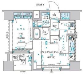 メインステージ横濱真金町 6階 間取り図