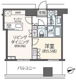 ブランズ渋谷桜丘 20階 間取り図